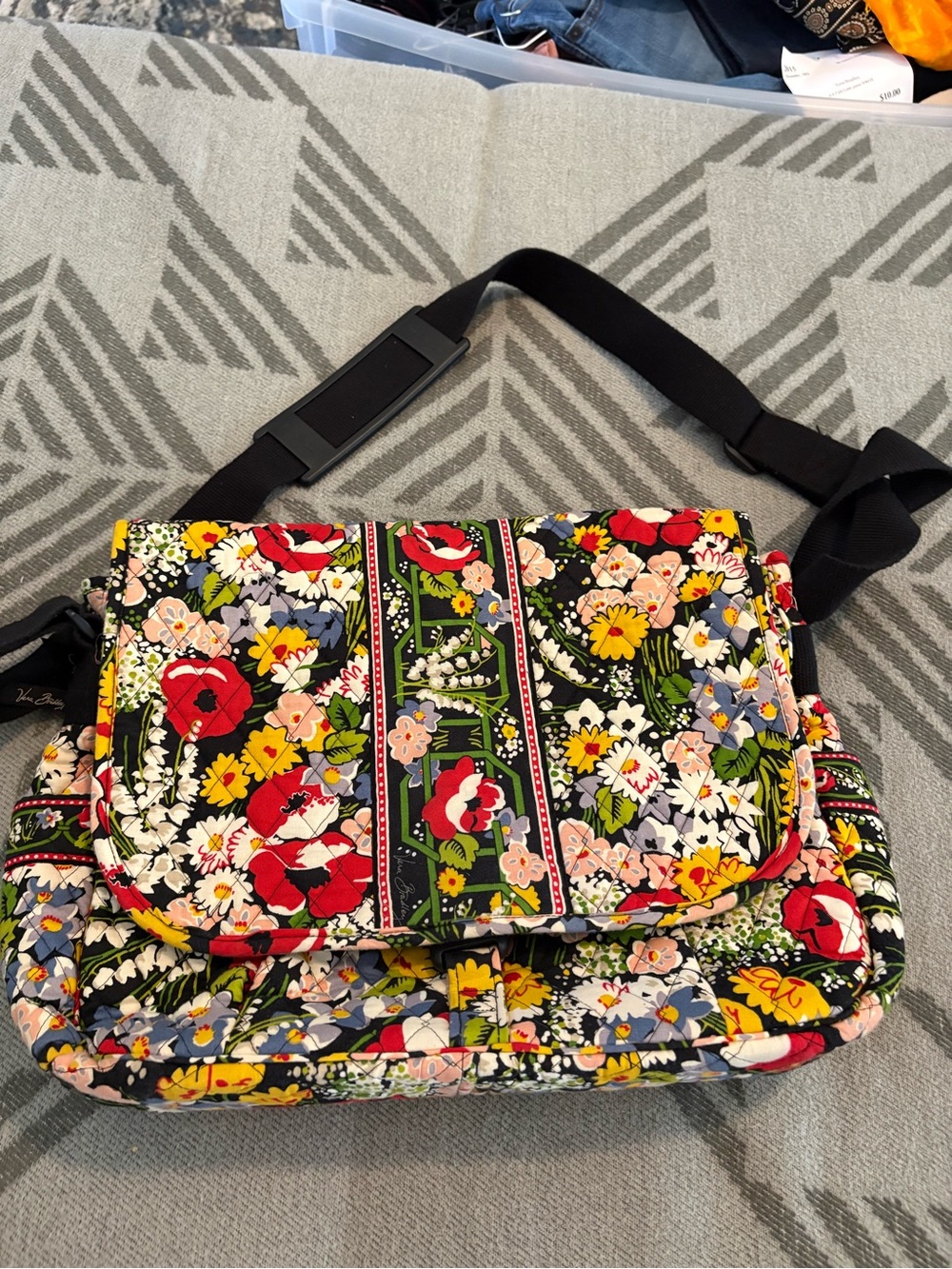 Vera Bradley Poppy Field Messenger